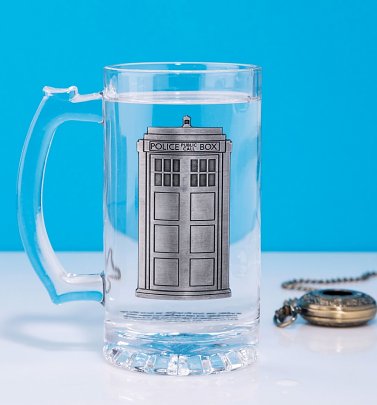Doctor Who TARDIS Glass Stein Doctor Who TARDIS Glass Stein