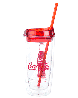 Double Walled Coca-Cola Acrylic Cup Double Walled Coca-Cola Acrylic Cup