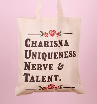 RuPaul's Drag Race Charisma Uniqueness Nerve And Talent Tote Bag RuPaul's Drag Race Charisma Uniqueness Nerve And Talent Tote Bag