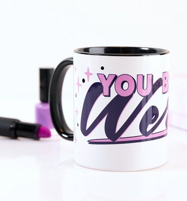 Drag Race Inspired You Betta Werk Black Handle Mug Drag Race Inspired You Betta Werk Black Handle Mug