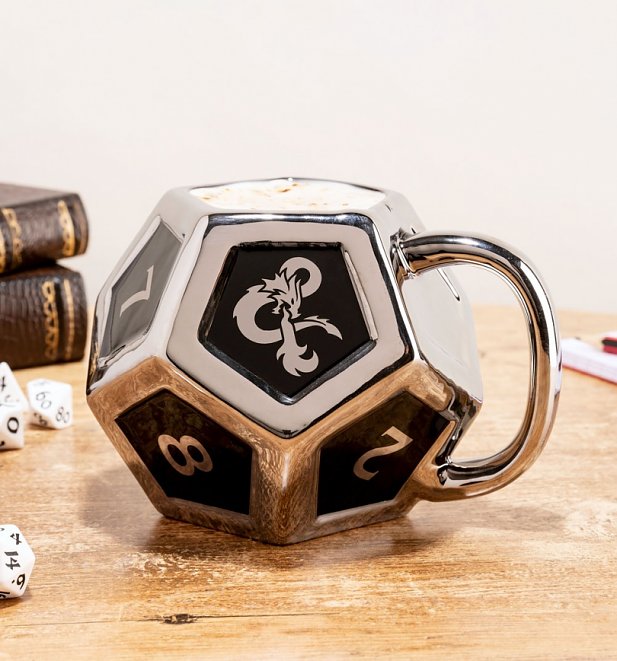 Dungeons and Dragons D12 Shaped Mug