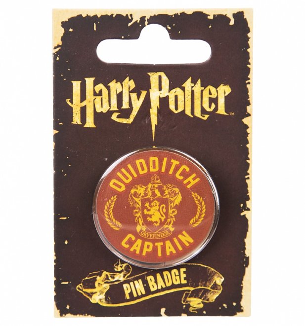 Enamel Harry Potter Quidditch Captain Badge Enamel Harry Potter Quidditch Captain Badge