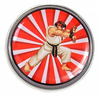 Enamel Street Fighter Ryu Badge Enamel Street Fighter Ryu Badge