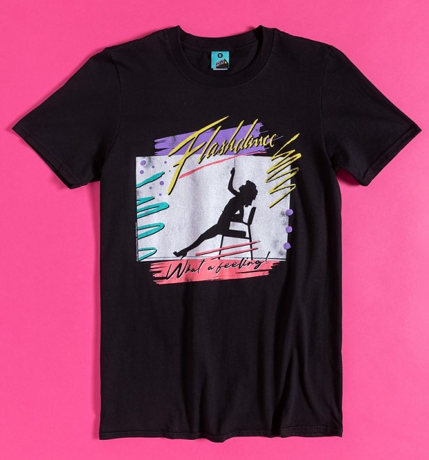 Flashdance What A Feeling Black T-Shirt