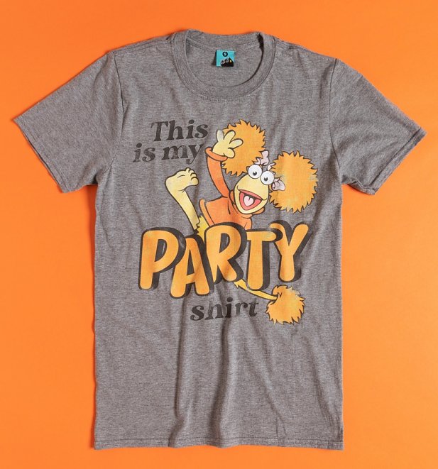 Fraggle Rock Party Shirt Grey Marl T-Shirt
