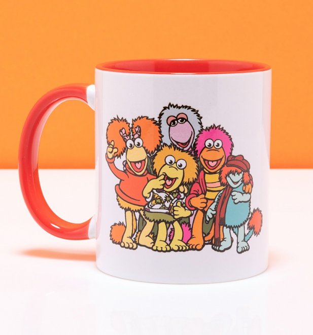 Fraggle Rock Quote Red Handled Mug Fraggle Rock Quote Red Handled Mug