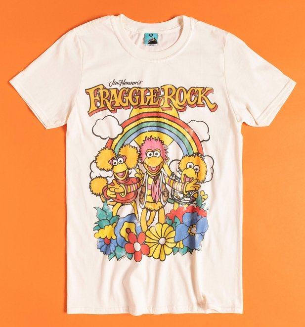 Fraggle Rock Rainbow Ecru T-Shirt