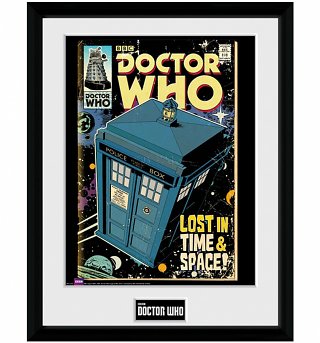 Framed Doctor Who Tardis Comic 30 x 40cm Collectors Print Framed Doctor Who Tardis Comic 30 x 40cm Collectors Print