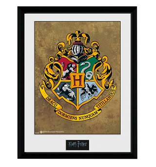 Framed Harry Potter Hogwarts 30 x 40cm Collectors Art Print Framed Harry Potter Hogwarts 30 x 40cm Collectors Art Print