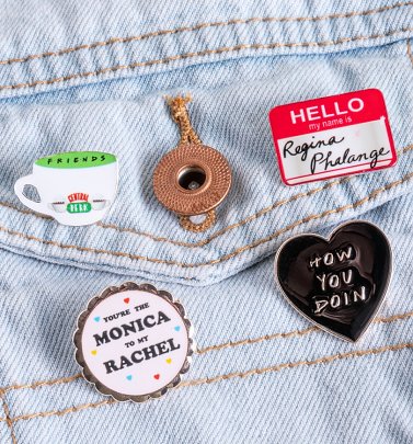 Friends 4pk Pin Badges Friends 4pk Pin Badges
