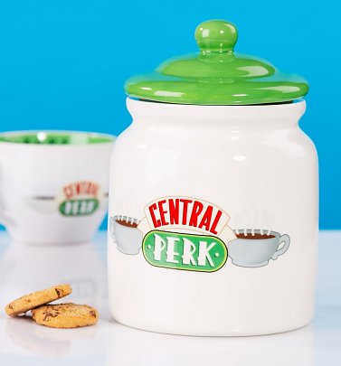 Friends Central Perk Ceramic Biscuit Barrel Friends Central Perk Ceramic Biscuit Barrel