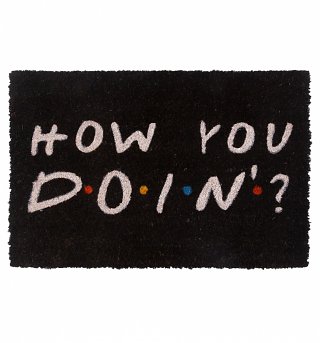 Friends How You Doin' Door Mat Friends How You Doin' Door Mat