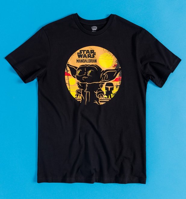 Funko Star Wars The Mandalorian Sun Child Black T-Shirt