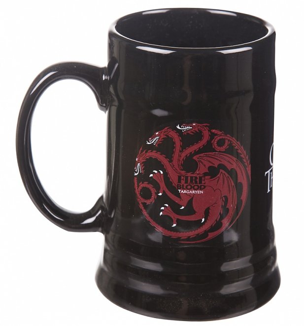 Game Of Thrones House Targaryen Ceramic Stein Game Of Thrones House Targaryen Ceramic Stein