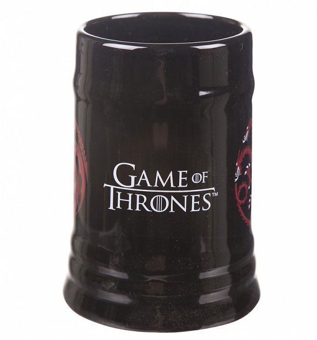 Game Of Thrones House Targaryen Ceramic Stein Game Of Thrones House Targaryen Ceramic Stein