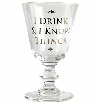 Game Of Thrones I Drink And I Know Things Boxed Wine Glass Game Of Thrones I Drink And I Know Things Boxed Wine Glass