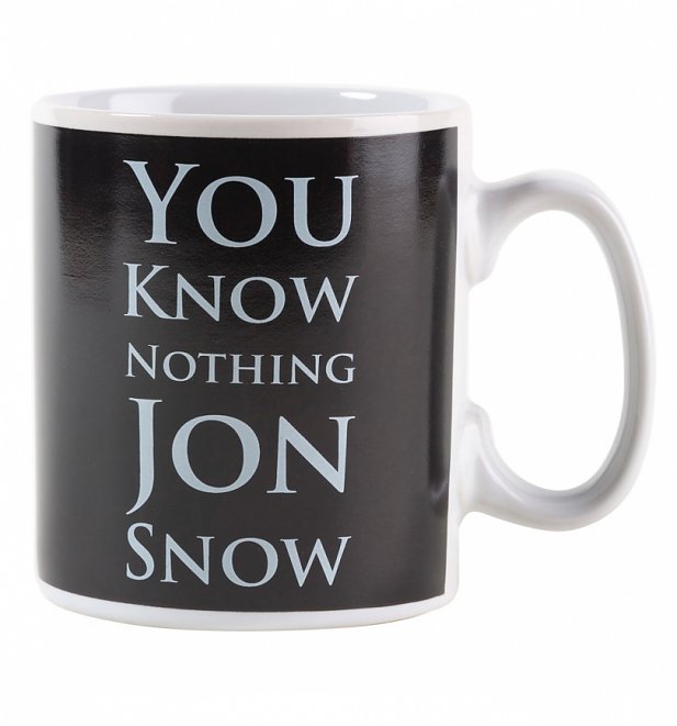 Game Of Thrones Jon Snow Heat Changing Mug Game Of Thrones Jon Snow Heat Changing Mug