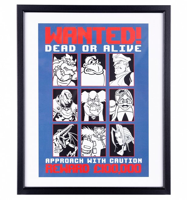 Gaming Villains 11x14 Framed Art Print Gaming Villains 11x14 Framed Art Print