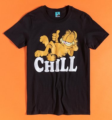 Garfield Chill Black T-Shirt