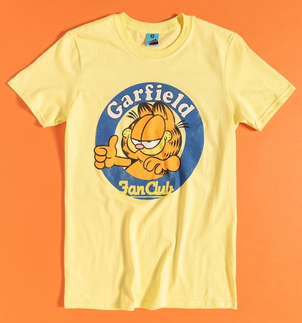 Garfield Fan Club Yellow T-Shirt