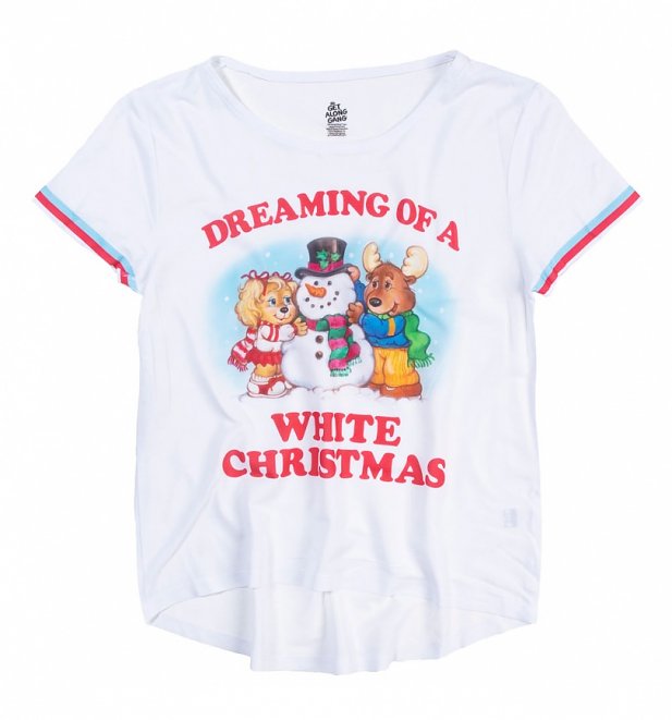 The Get Along Gang White Christmas Dipped Hem T-Shirt