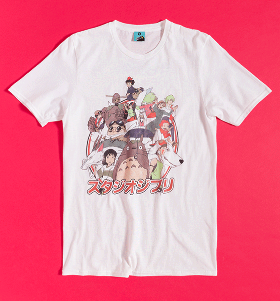 Ghibli Logo Collection White T-Shirt