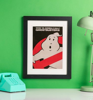 Ghostbusters Mounted and Framed Print 30cm x 40cm Ghostbusters Mounted and Framed Print 30cm x 40cm