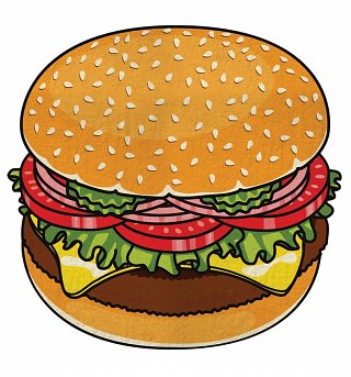 Giant Burger Beach Blanket Giant Burger Beach Blanket
