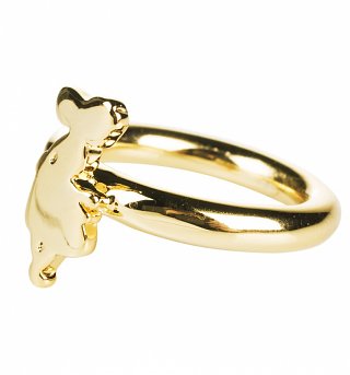 Gold Plated Alice In Wonderland Figure Ring from Disney Couture Gold Plated Alice In Wonderland Figure Ring from Disney Couture