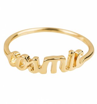 Gold Plated Nineties Cosmic Ring from Me & Zena Gold Plated Nineties Cosmic Ring from Me & Zena