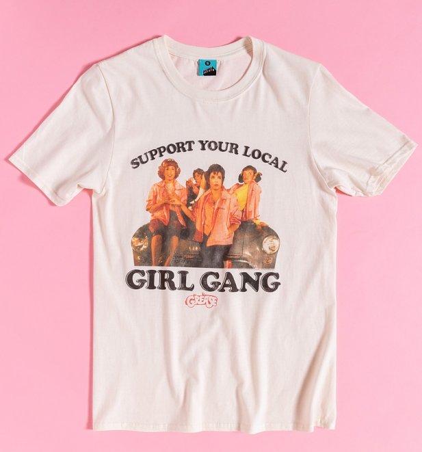 Grease Girl Gang Ecru T-Shirt
