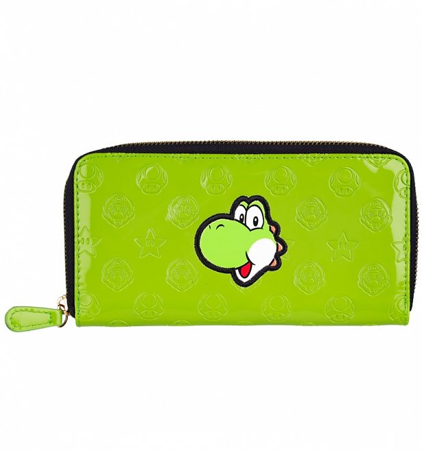 Green Nintendo Yoshi Zip Up Wallet Green Nintendo Yoshi Zip Up Wallet