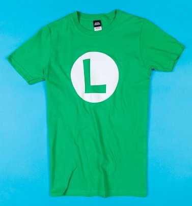 Green Super Mario Brothers Luigi T-Shirt Green Super Mario Brothers Luigi T-Shirt