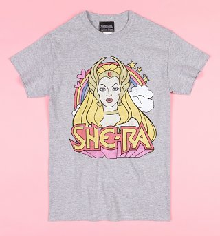 Grey She-Ra Rainbow T-Shirt Grey She-Ra Rainbow T-Shirt