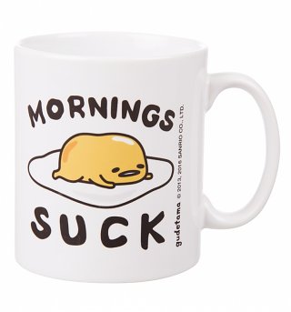 Gudetama Mornings Suck Mug Gudetama Mornings Suck Mug