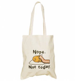 Gudetama Nope. Not Today. Tote Bag Gudetama Nope. Not Today. Tote Bag