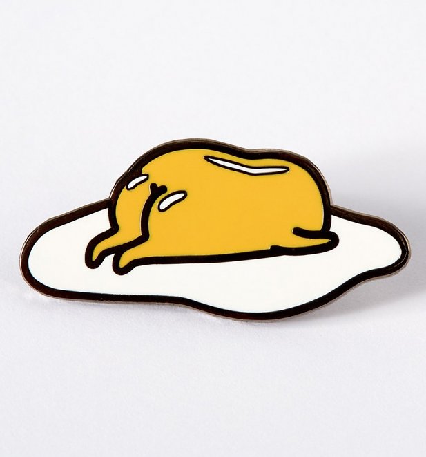 Gudetama Sleepy Enamel Pin from Punky Pins Gudetama Sleepy Enamel Pin from Punky Pins