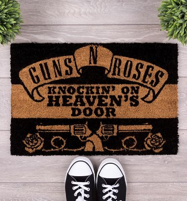 Guns N' Roses Knockin' On Heaven's Door Door Mat Guns N' Roses Knockin' On Heaven's Door Door Mat