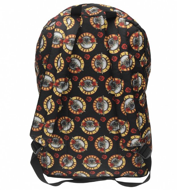 Guns N' Roses Logo Print Backpack by Rock Sax Guns N' Roses Logo Print Backpack by Rock Sax