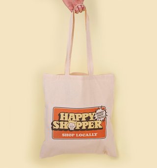 Happy Shopper Tote Bag Happy Shopper Tote Bag