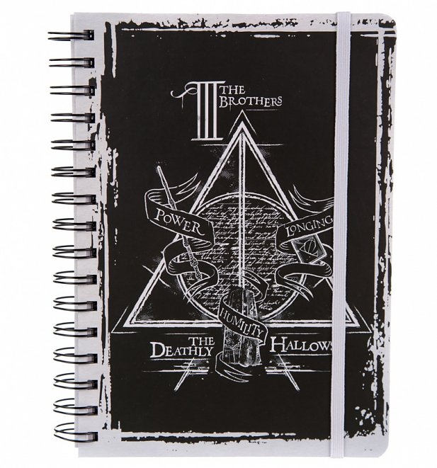 Harry Potter Deathly Hallows A5 Notebook Harry Potter Deathly Hallows A5 Notebook