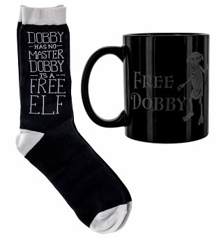 Harry Potter Free Dobby Mug And Socks Set Harry Potter Free Dobby Mug And Socks Set