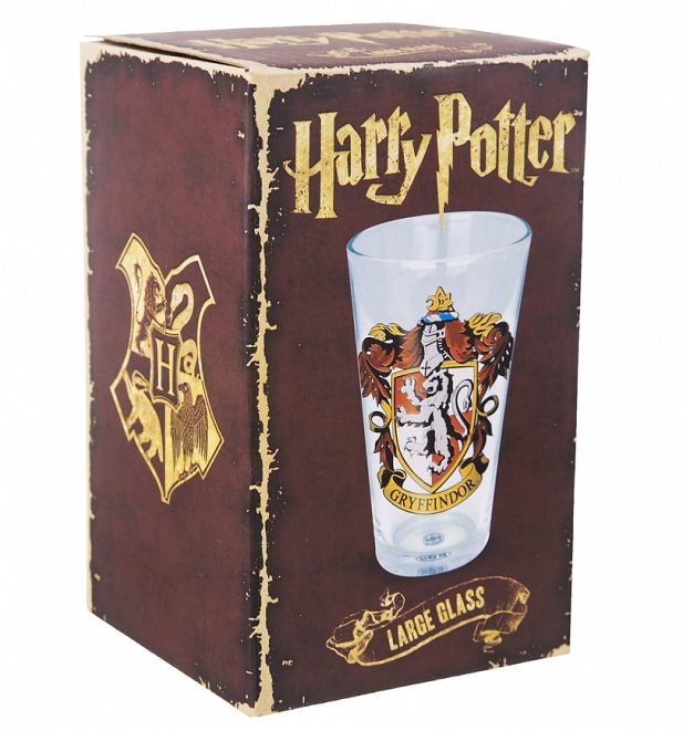 Harry Potter Gryffindor Crest Large Glass Harry Potter Gryffindor Crest Large Glass