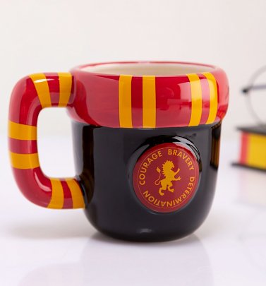 Harry Potter Gryffindor Shaped Scarf Mug Harry Potter Gryffindor Shaped Scarf Mug