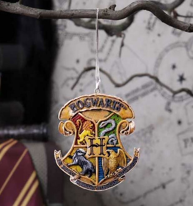Harry Potter Hogwarts Crest Hanging Decoration