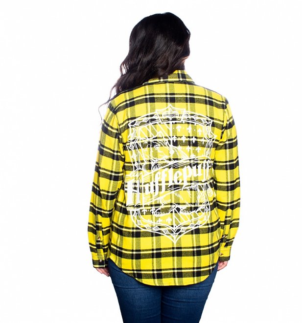 Harry Potter Hufflepuff Flannel Shirt from Cakeworthy Harry Potter Hufflepuff Flannel Shirt from Cakeworthy