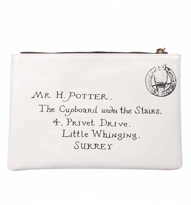 Harry Potter Letter To Hogwarts Travel Pouch Harry Potter Letter To Hogwarts Travel Pouch