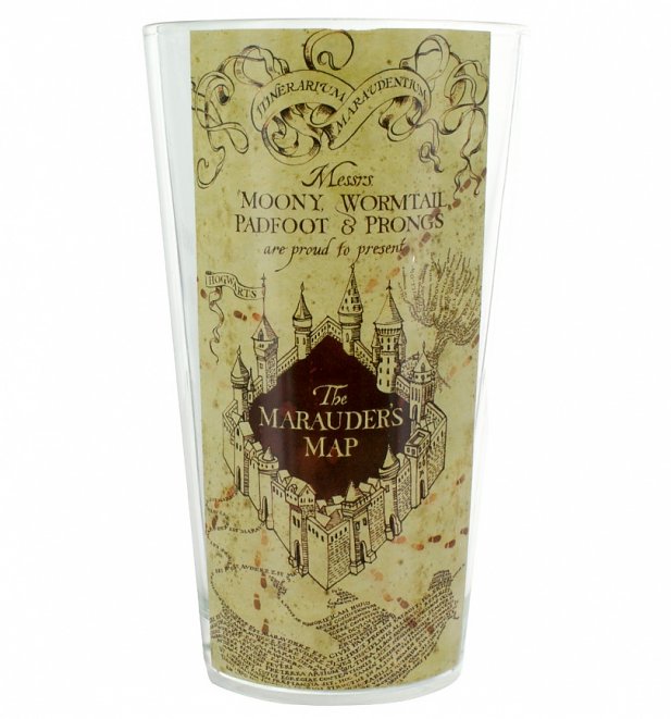 Harry Potter Marauder's Map Water Glass Harry Potter Marauder's Map Water Glass