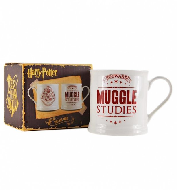 Harry Potter Muggle Studies Boxed Vintage Mug