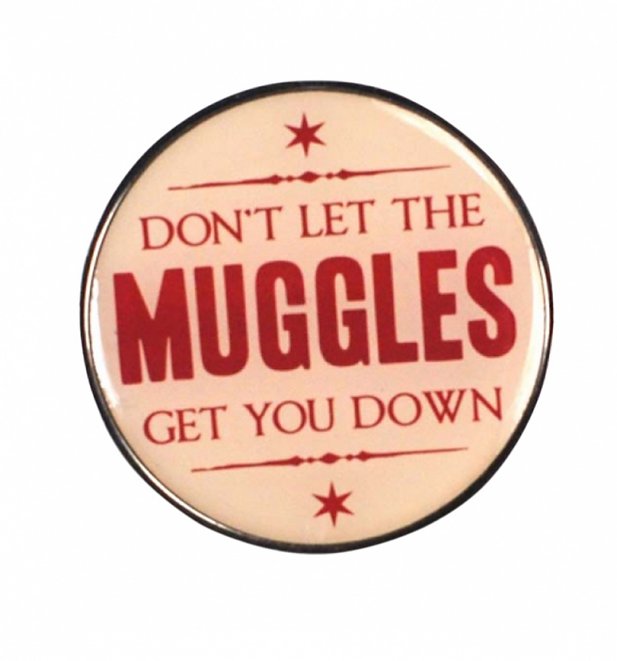 Harry Potter Muggles Enamel Pin Badge Harry Potter Muggles Enamel Pin Badge